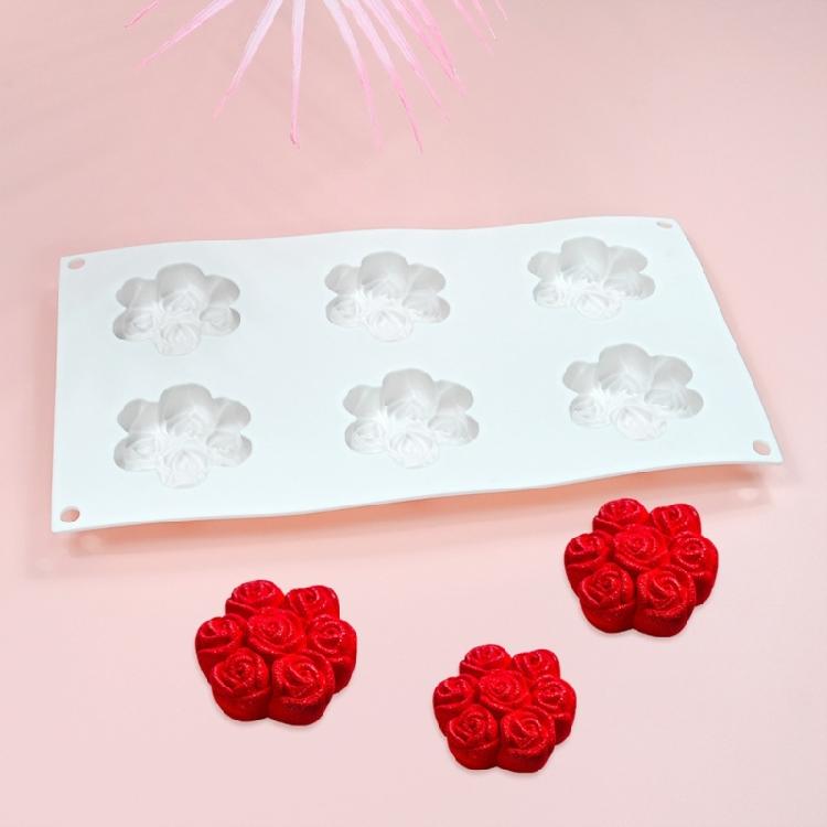 Bloomings Flower Silicone Molds Fondants Chocolate Molds DIY Mousse Cake Molds
