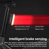 ROCKBROS Magnetisches Fahrrad-Rücklicht Typ-C 7 Modi Wiederaufladbares LED-Fahrrad-Rücklicht für Nachtfahrten Intelligenter Bremsensor