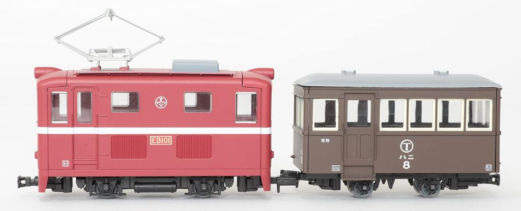 Tomytec Railway Collection Tetsuro Narrow Gauge 80 Nekoya Line Direct Use Tram Electric Locomotive + Passenger Car 2 Car Set Diorama Supplies