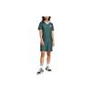 Adidas Originals Adicolor 3 Stripes Pinstripe Polo Dress Women Mineral Green IX5507