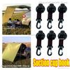 Outdoor Camping Car Tent Suction Cup Buckle Portable Suction Cup Hook Tent Hook Sun Protection Rain Cover Car Window Suction Cup
