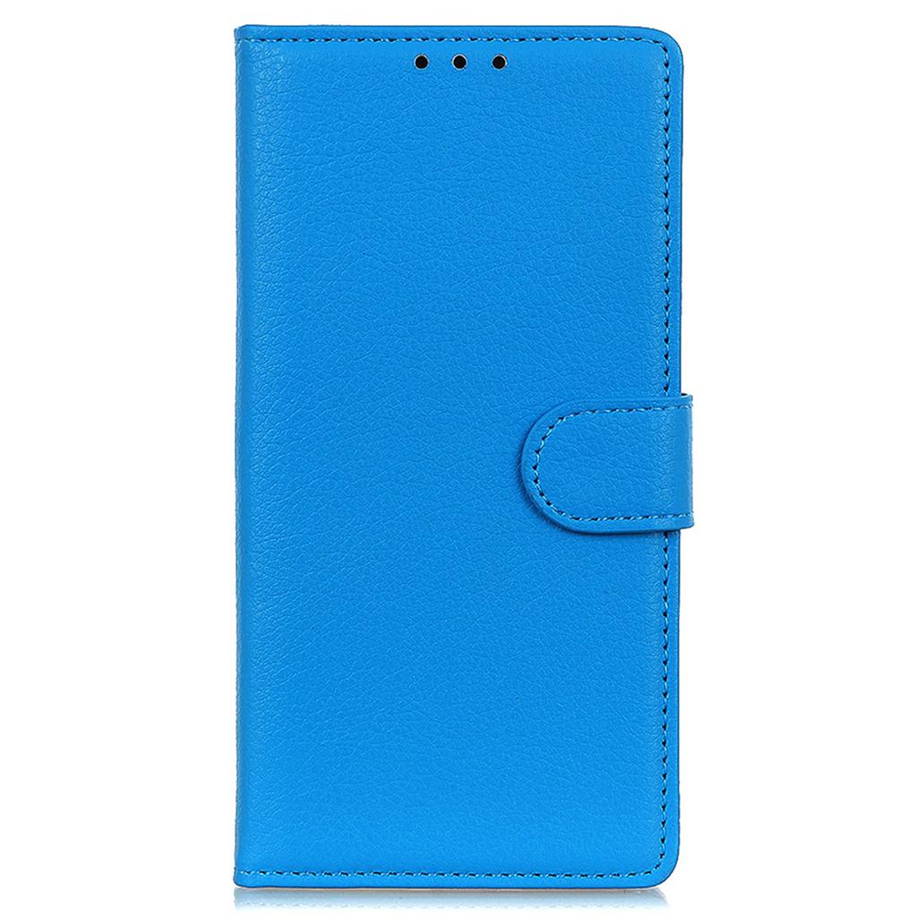 For Xiaomi Poco C55 4G/Redmi 11A 4G/12C 4G Litchi Texture Leather Case Wallet Phone Stand Cover
