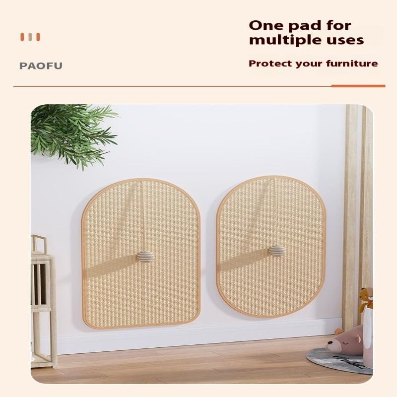 Odolné sisalové podložky na škrábání pro kočky, nástěnné podložky pro kočky, podložky na broušení drápků na pohovku, samolepky na zeď s podložkou na škrábání, hračky pro kočky, doplňky pro domácí mazlíčky