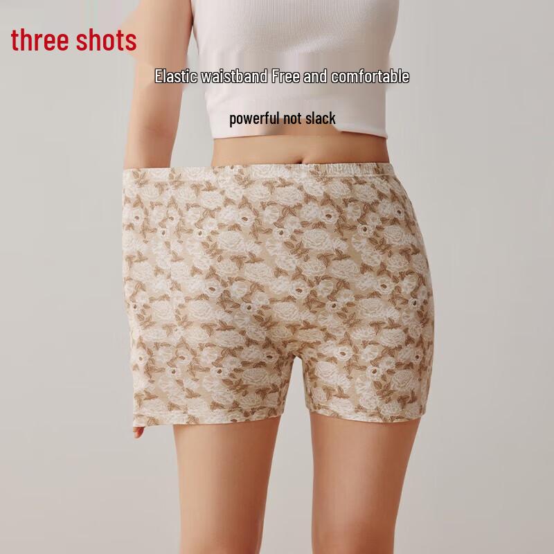 Three Guns Damen Baumwoll-Sicherheits-Boxershorts mit Print