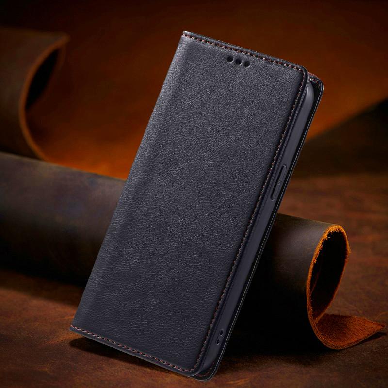 

Phone Holster For Xiaomi Poco F7 Pro Case Etui Poco F7 Ultra Cover celular Book Coque Wallet Flip Leather Poco Case F7 5G PocoF7 For Poco F7&leather and silicone чорний