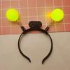 Luminous Headband Flashing Glow Hairhoop Light Up Hairband Star 3 Modes Cosplay Glowing Prop for Weddings Parties Holidays Dance Adults Kids