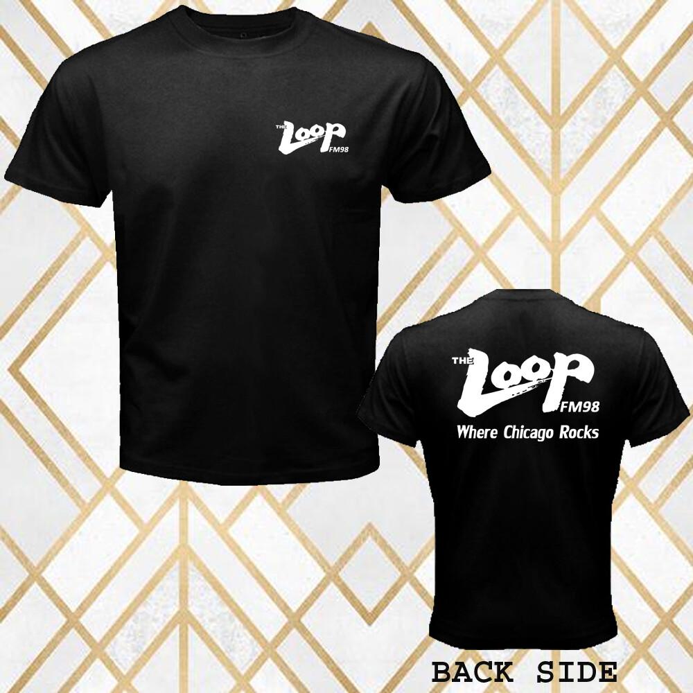 The Loop FM 98 Radio Men Black Size S 3XL M