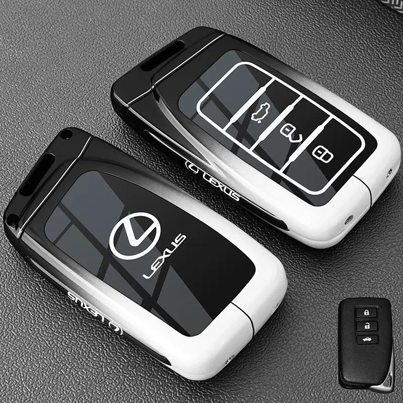 

Zinc Alloy Car Key Case Cover Protect Shell for Lexus NX 200 NX300H RX 350 450H ES 350 ES 300h Auto Remote Keychain Accessories