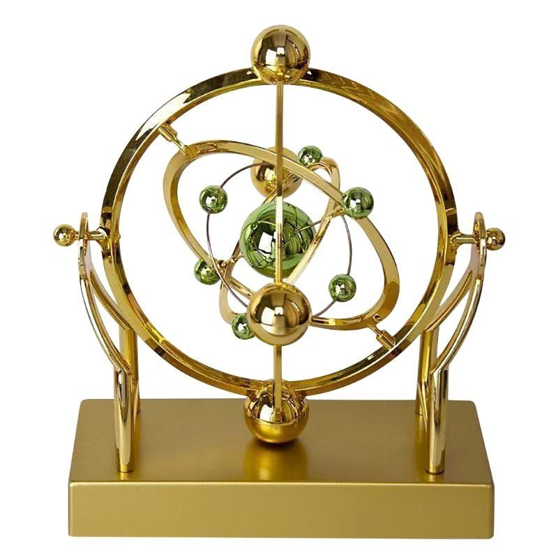Administrator Desk Calm Rest Steel Sphere Motion Sculpture For Concentration Creativity Gift