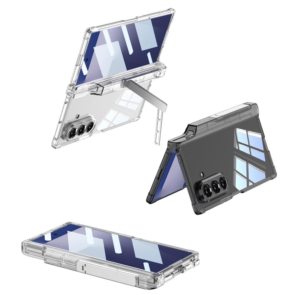 GKK For Samsung Galaxy Z Fold7 5G Kickstand Case Airbag Hinge Protection with Pen Holder Shockproof Phone Cover