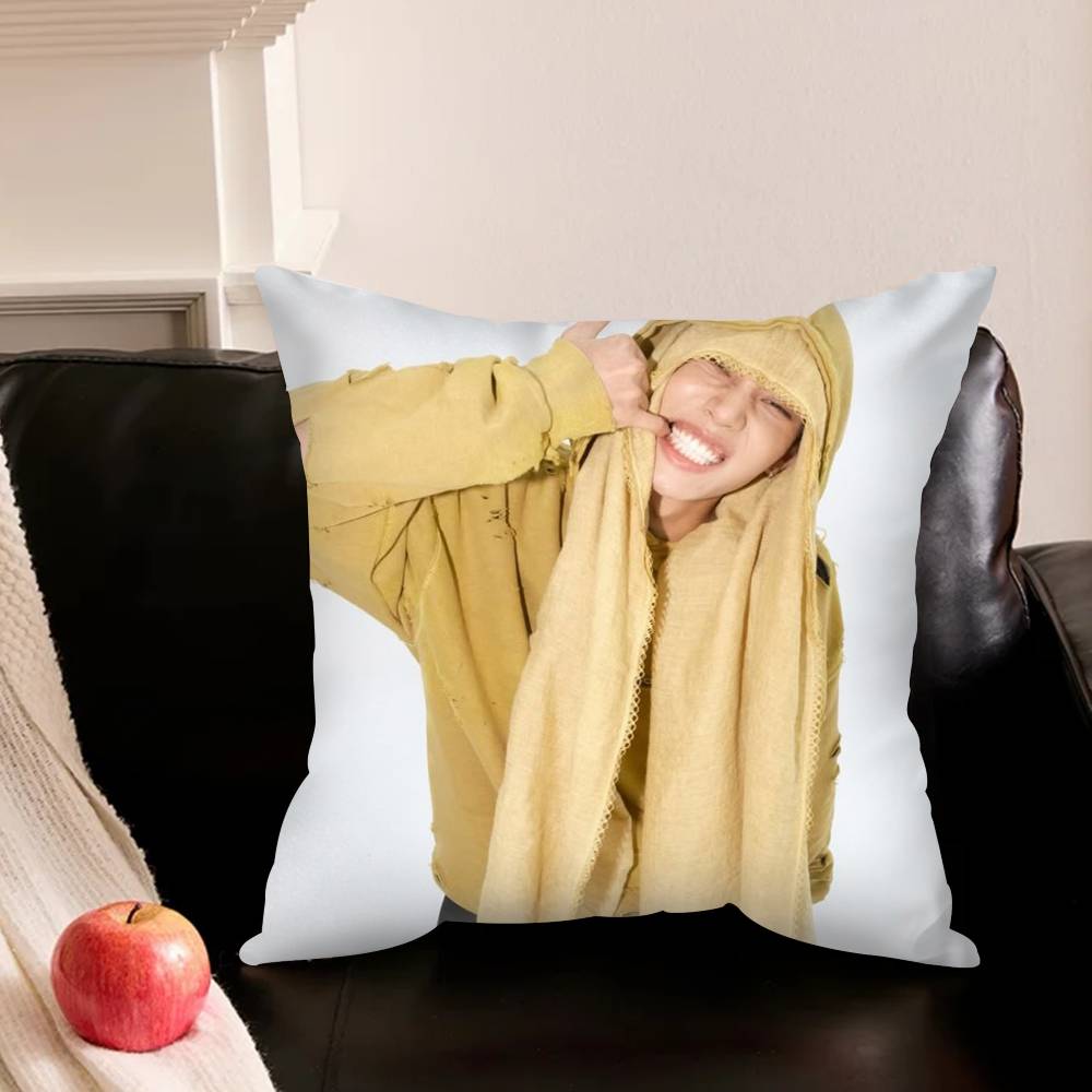 R-Ryul L-Lngshot K-Kim Pillowcase Living Room Sofa Cushion Cover Bedroom Room Bed Pillow Cover Home Decoration