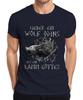 Besser ein Wolf Odin als ein Lamm Gottes Wikinger Nordgotisch Unisex T-Shirt