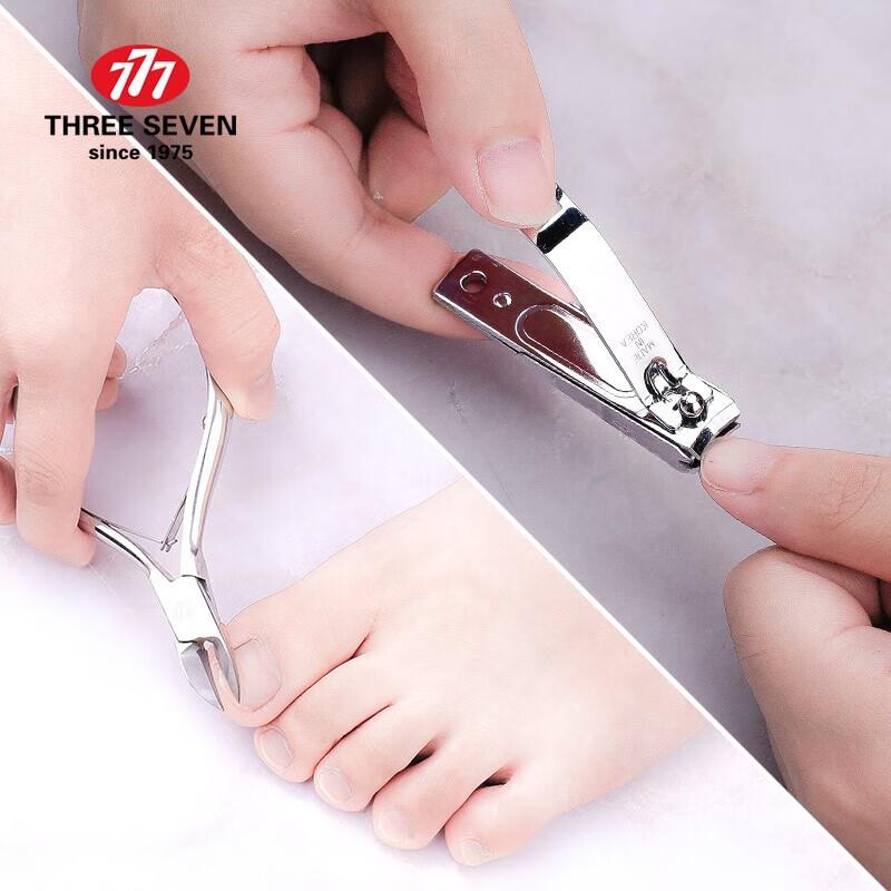 THREE SEVEN (777) 10-Piece Stainless Steel Nail Clipper & Manicure Set