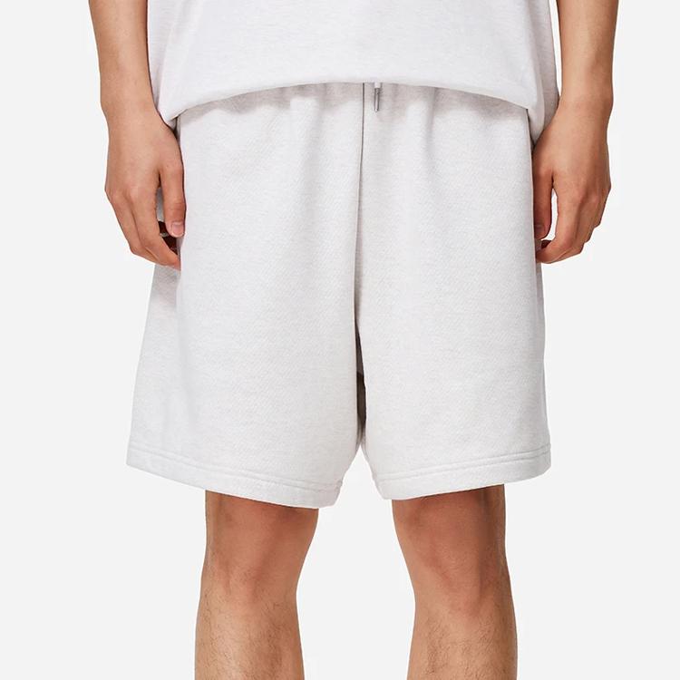 Li Ning Vital Essential Chinesische Zeichen Print Schnürung Einfarbig Locker Lässige Shorts Herrenshorts Grau AKSS079-2