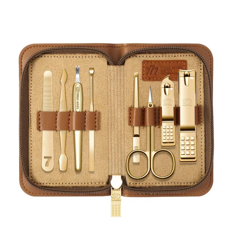 THREE SEVEN 8-Piece Nail Clipper and Grooming Set