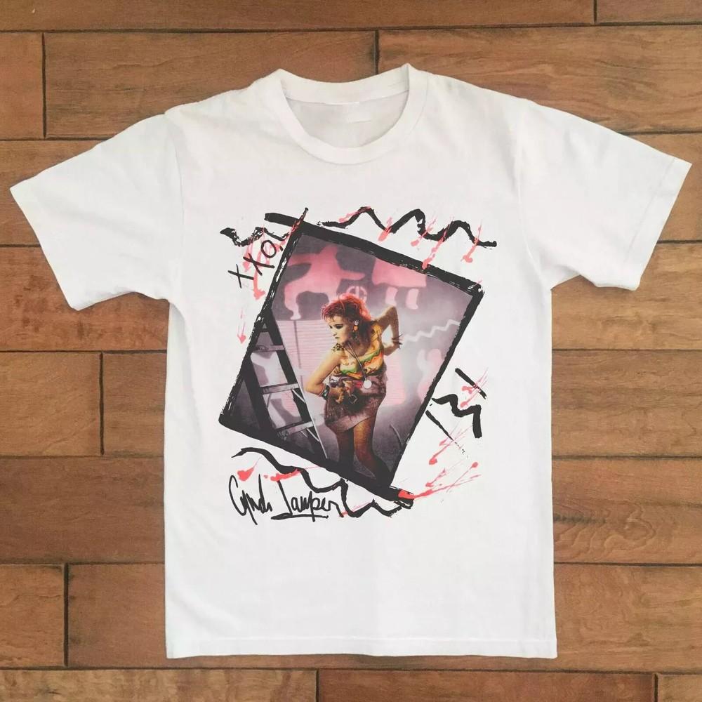 Cyndi Lauper Shirt Vtg 1984 Fun Tour Blues Trendy T Shirts A2910_12.webp Unisex T-Shirt XXXXL