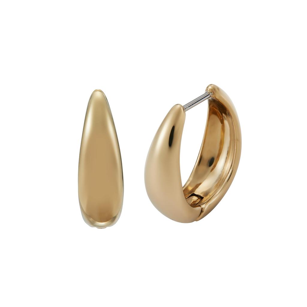 Skagen Women's LINJE MODERN Two-Tone Stainless Steel Hoop Earrings, SKJ1819998