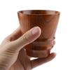 Healthy Wooden Cup Elegant Coffee Milk Water Drinking Cups Multi Functional Wood Beer Mug #3
