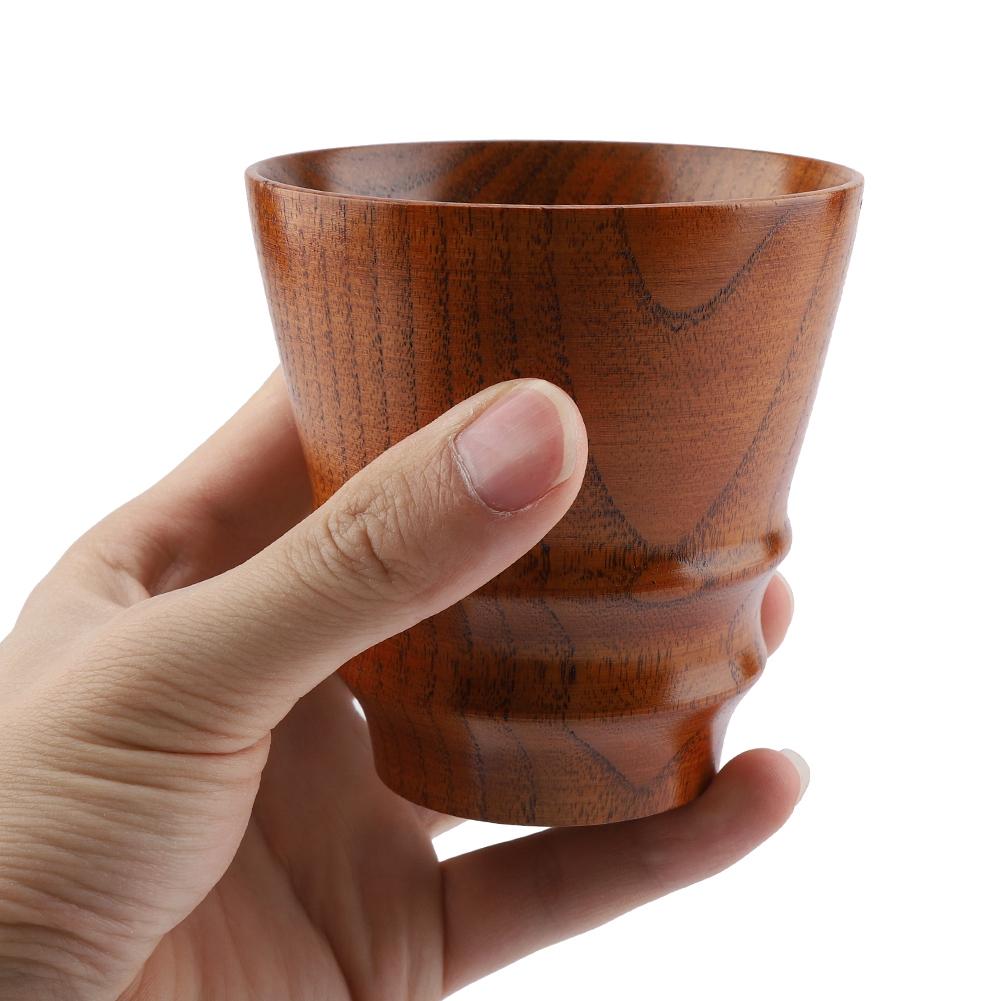 Healthy Wooden Cup Elegant Coffee Milk Water Drinking Cups Multi Functional Wood Beer Mug #3
