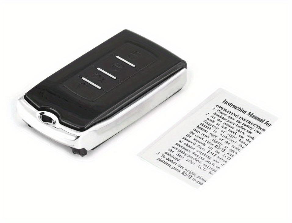 1 Pc Car Key Style Jewelry Scale, Portable Digital Pocket Palm Gram Scale for Gold and Carats, 0.01g / 100g or 0.01g / 200g
