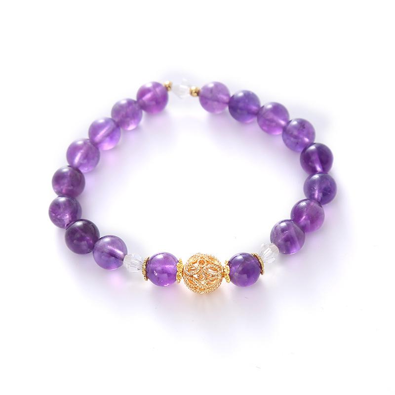 Purple bracelet, natural amethyst, bracelet. Bangles Women Fashion Jewelry daily accessories Gift
