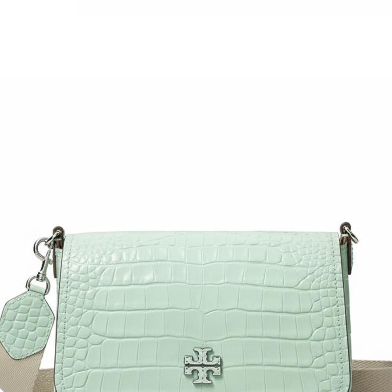 Tory Burch Thea Logo Flap Design Crossbody Bag Women Bags Green 153465-315