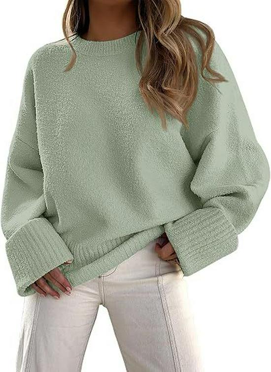 2025 Autumn/Winter European & American Street Style Loose Knit Pullover for Women