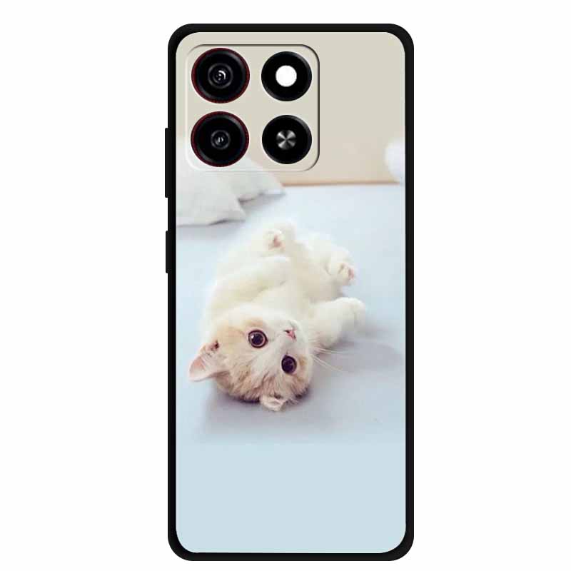 Phone Case For ZTE Blade A55 Back Cover Case A 55 Shockproof Black Silicone Soft Coque For ZTE Blade A35 Case A 35 6.75" Funda