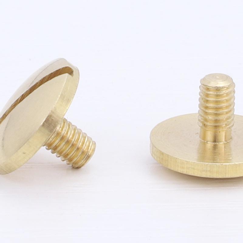 Pure Copper M3 Round Head Slotted Belt Screw
