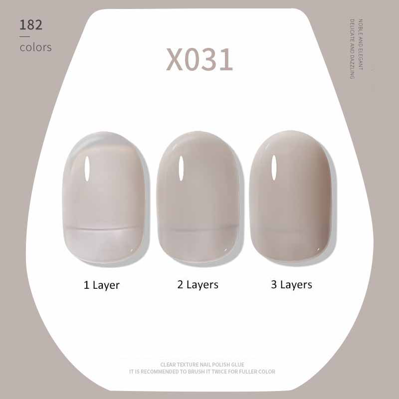 

7,3 мл профессиональный набор гель-лаков Nude Ice, долговечный набор для салонного маникюра, домашний инструмент для дизайна ногтей