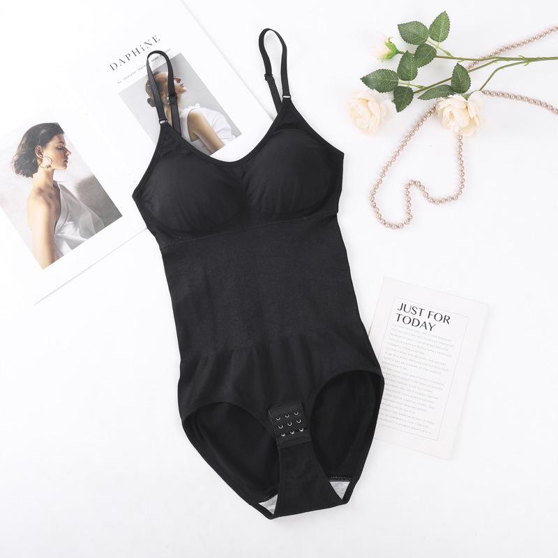 XXS Seamless Bodysuit with Breast Pads: Women's Tummy Control, Hip Lift, Shaping Camisole Girdle.
