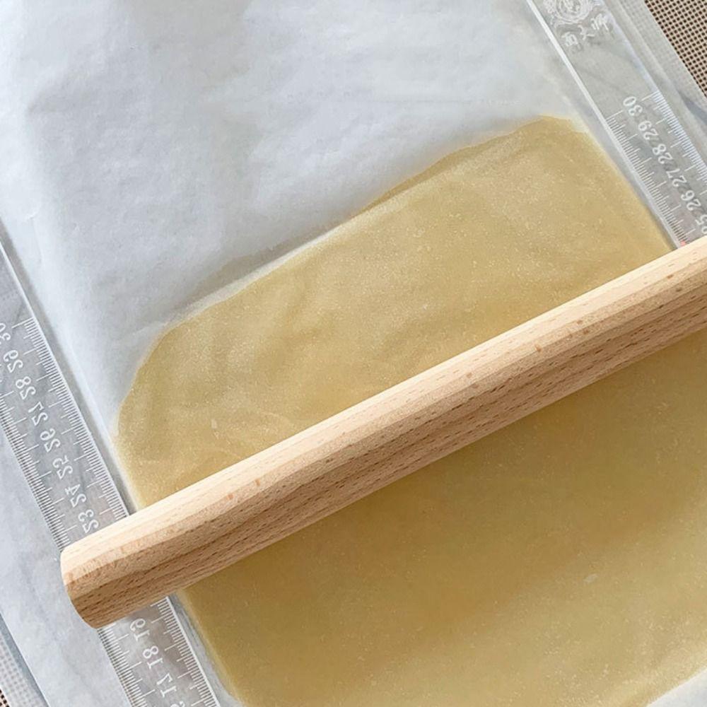 2Pcs Acrylic Cookie Balance Ruler Tranasparent Rolling Pin Guide Stick  Pastry