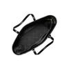 New MICHAEL KORS Sinclair Polyurethane Tote Bag, Shopping Bag, Handbag Women's Black & Ecru 30T2G5ST7J-987