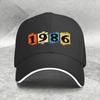 Vintage Retro Birth Year Baseball Cap Adjustable Cotton Street Style Unisex Casual Hat