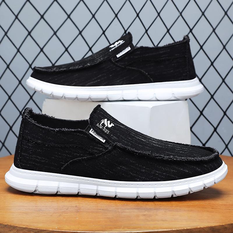 Shoes Men's Casual Shoes Men's Shoes Canvas Shoes Breathable Single Shoes Soft Sole
