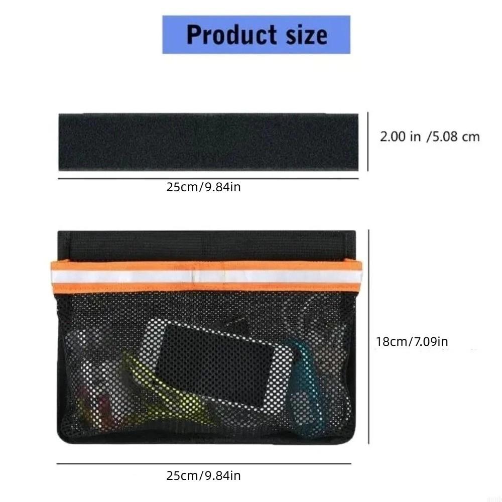 with Reflective Strips Marine Organizers Portable Deck Storage Pouch  for Fishing