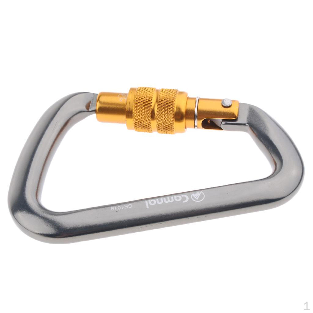 28KN Screw Locking Carabiner Climbing Equipment