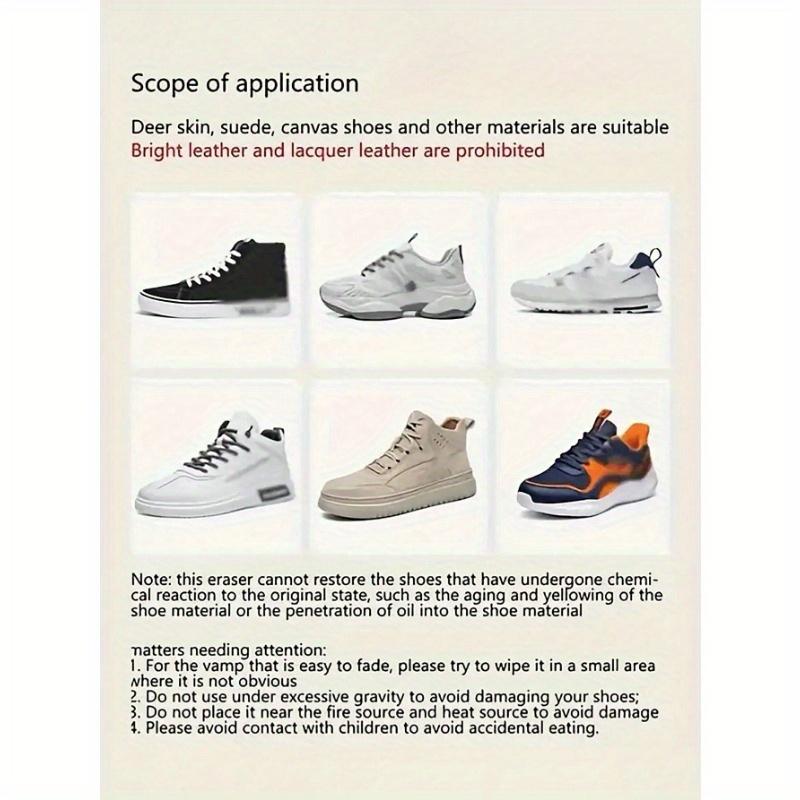 1pc Suede & Nubuck Shoe Cleaner, Gentle Care Eraser for Stain Removal, Ideal for Boots, Jewelry & Watches