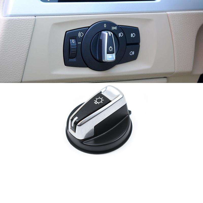 For BMW 1 Series 3 Series Headlight Switch Assembly X1 Headlight Cover E84 E90 Light Control Switch Knob Cover