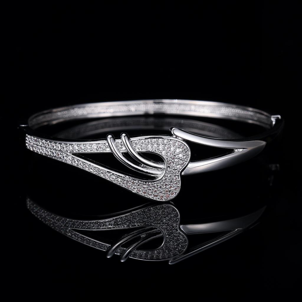 Full-mouthed Women's Light Luxury Fashion Simple Zircon Temperament Versatile Style Bracelet