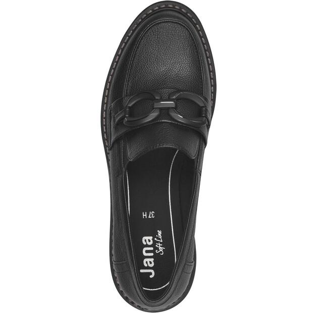 Women's Slip-ons Jana Shoes Mokassins Black