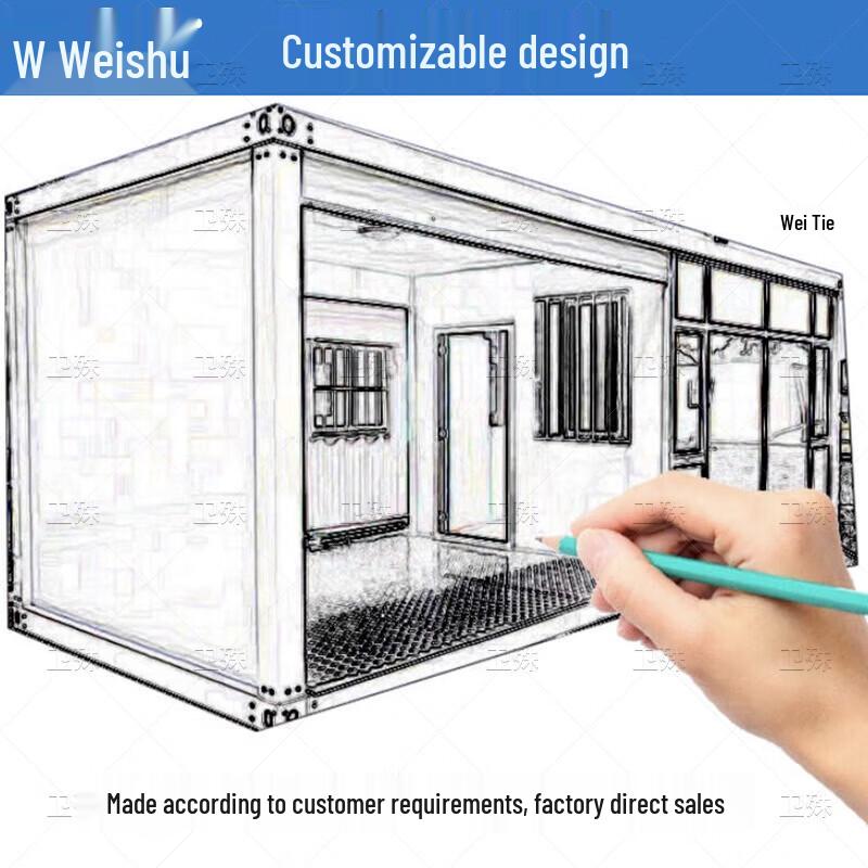 Quick-Assemble Container Room