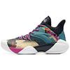 New Cushioning Anti Slip And Wear Resistant Mid Top Performance Basketball Shoes Men's Yellow Green Purple 11931605-12