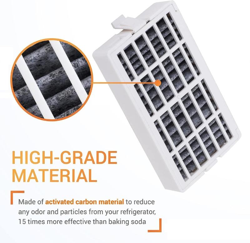 Refrigerator Carbon Activateds Water Filter for W10311524 Fridge Freezer Part Eliminate Odors Bacteria Unpleasant Smells