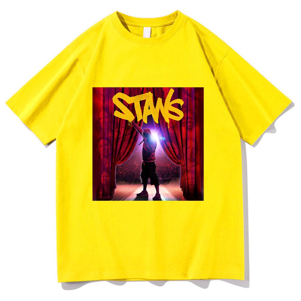 Eminem STANS T-Shirt Fahsion Retro Herren-/Damenbekleidung für Liebhabergeschenke Vintage Sommer Baumwolle Grafik Hochwertige T-Shirts Tops
