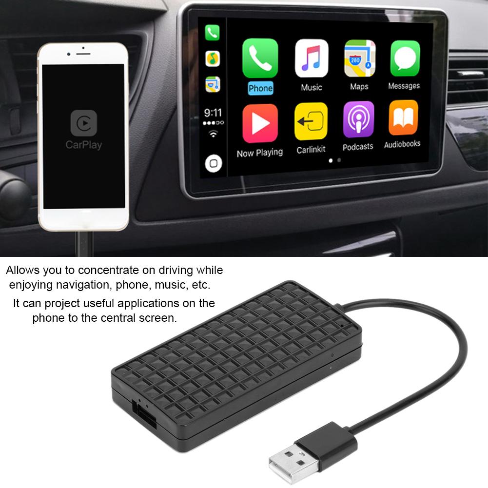 USB Dongle Adapter Carplay Mobile Phone Navigation To Car Screen for Android for IOSBlack