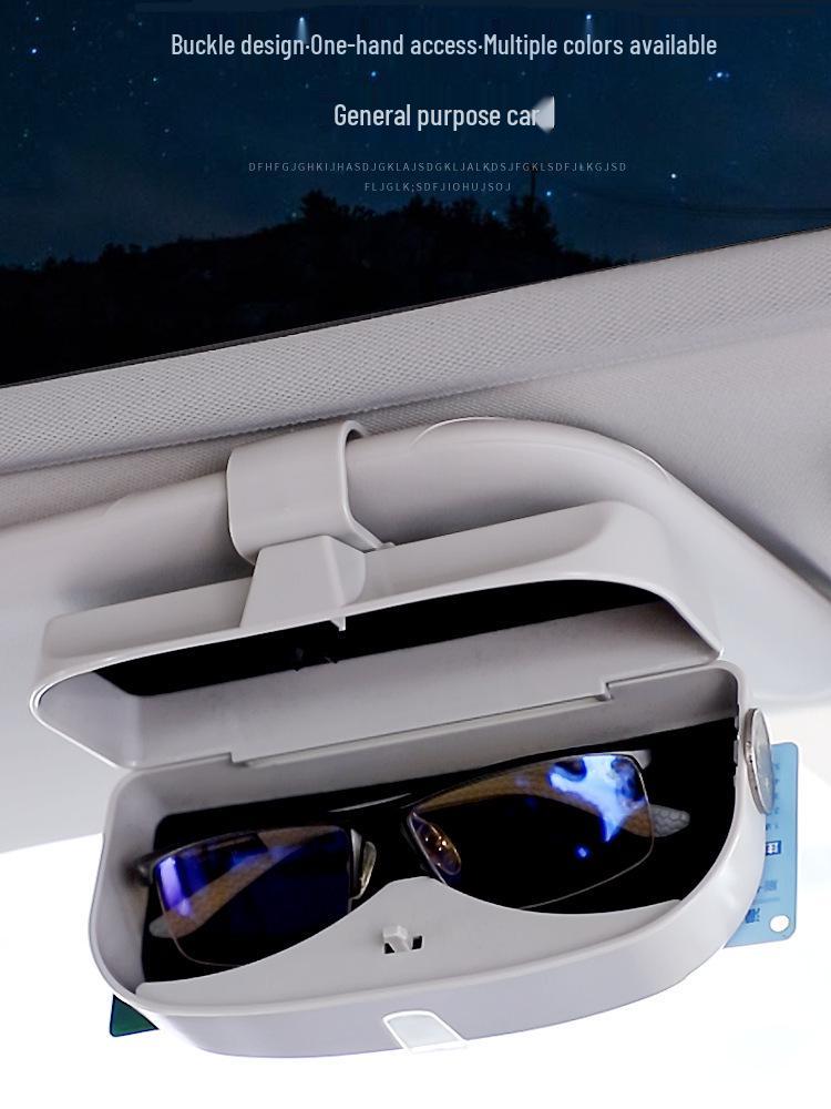 Creative Car Visor Glasses Storage Clip - Multifunctional Holder for Bills, Cards, and Glasses