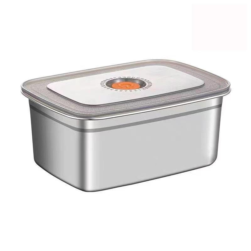 Airtight & Leak-Proof Kitchen Storage Containers: Stainless Steel Lunch Boxes, Bento Boxes for Camping & Refrigerator Storage