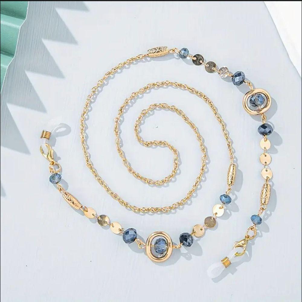 Rhinestone Glasses Straps Anti-Slip Sunglass Lanyard Straps Glasses Hanging Chain Sunglass