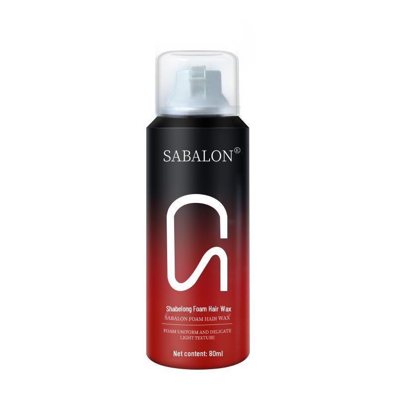 Shabelong Travel-Size Foam Hair Wax 80ml - Volumizing Mousse Gel for Home Styling